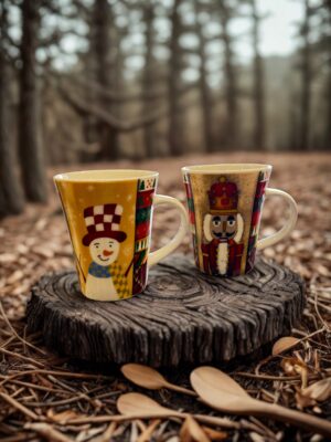 Κούπα με χιονάνθρωπο η μολυβδένιο στρατιώτη