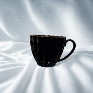 Φλυτζάνια μπλε με καφέ σχέδια γυαλιστερά